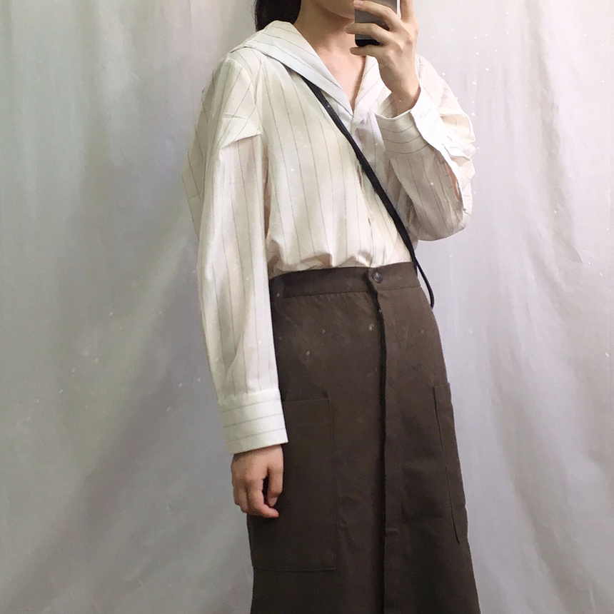 NEW FASHION LADY GIRL Blouse Minia. Sailor Blouse