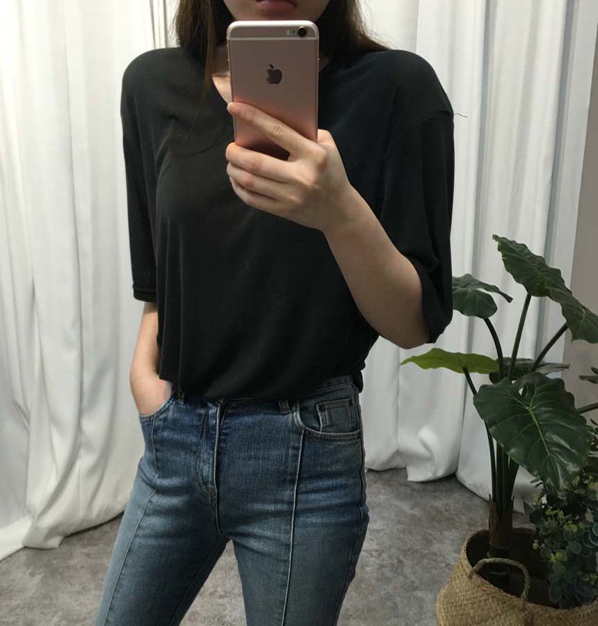 Women Jeans Pants Evisu Cutting Washing Blue Boots