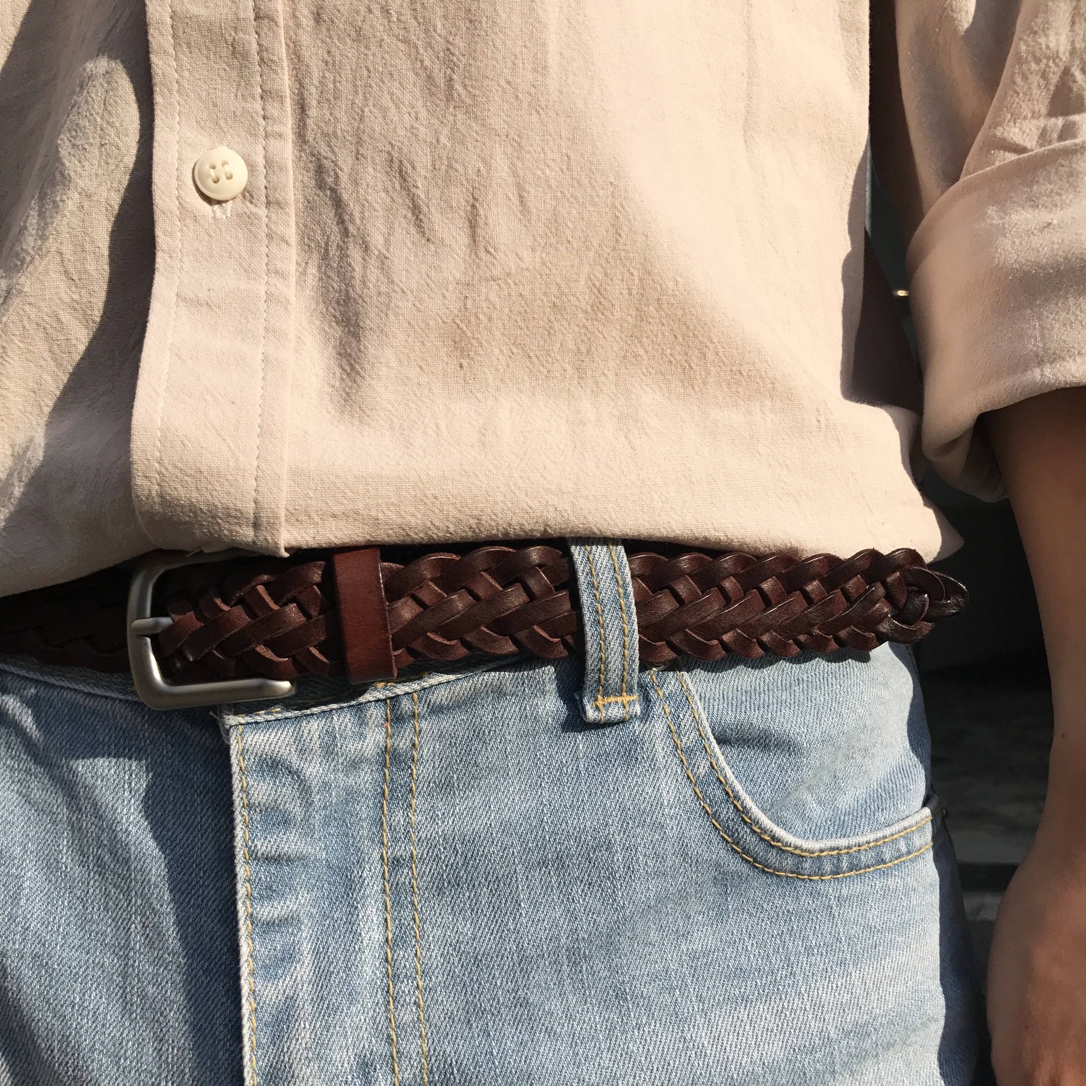 NEW MEN FASHION BELT Unisex Leather Belt 2color