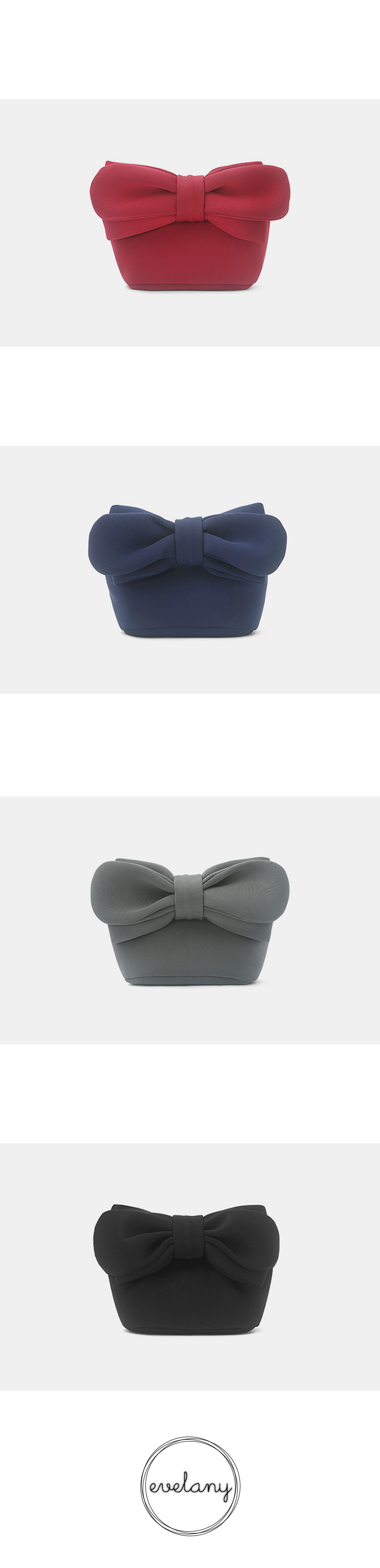 New Lovely Neoprene Ribbon Mini Chain Bag - 5033 K