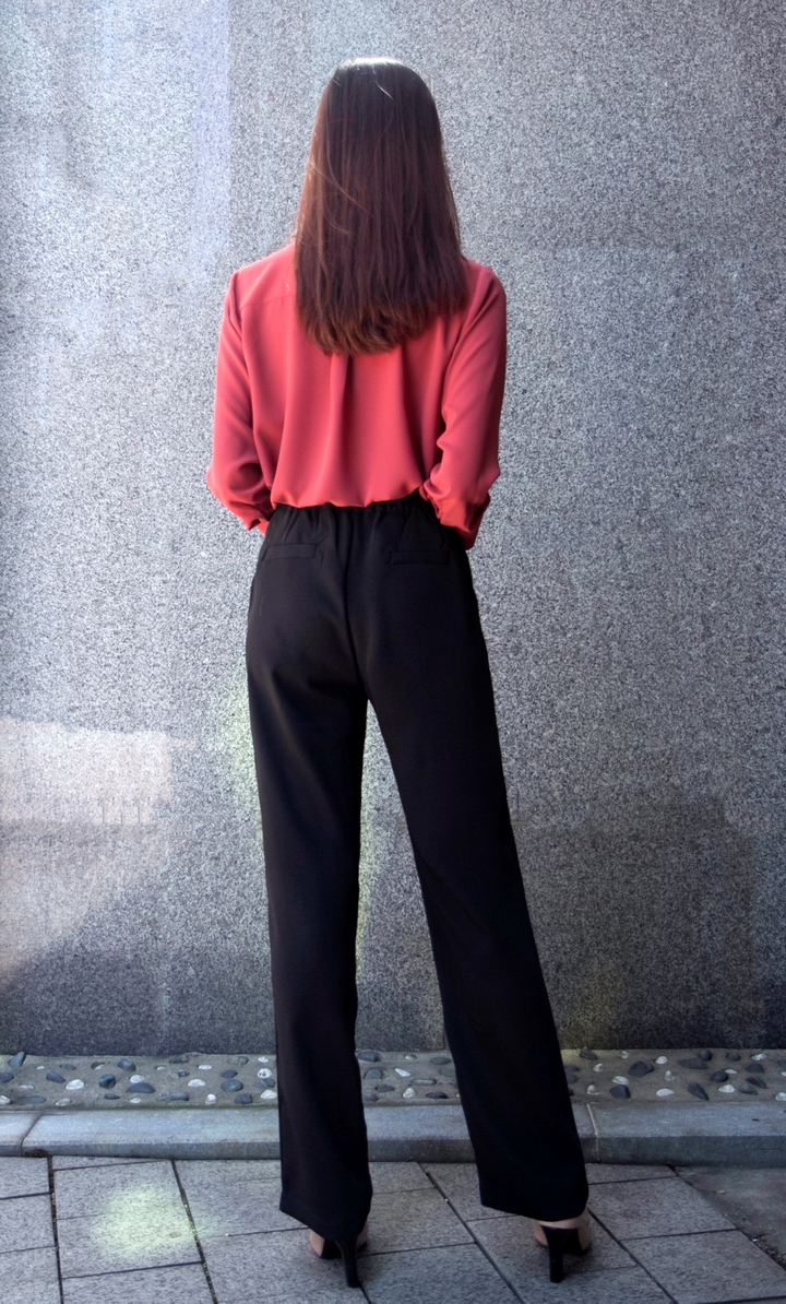 New Women's Pants High Waist Wide Bending Slack