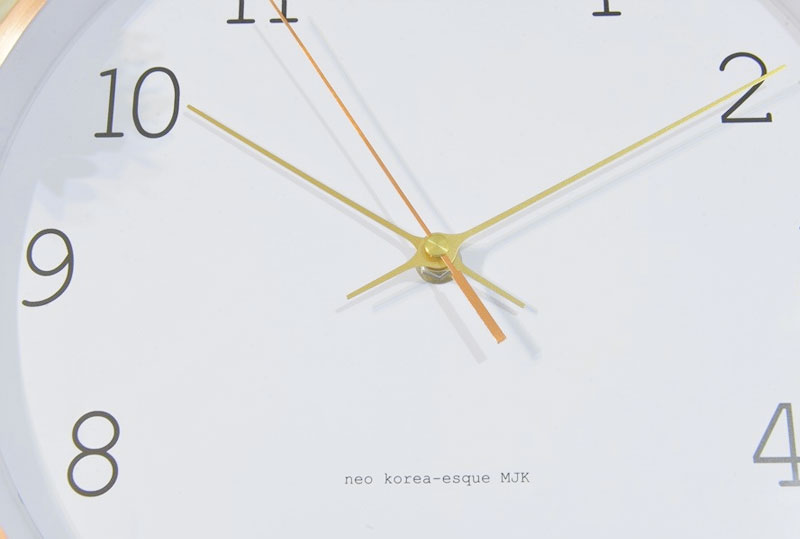 Rose gold metal office living simple simple round 