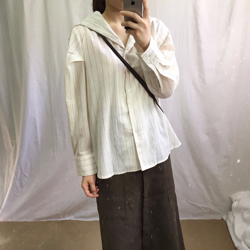 NEW FASHION LADY GIRL Blouse Minia. Sailor Blouse