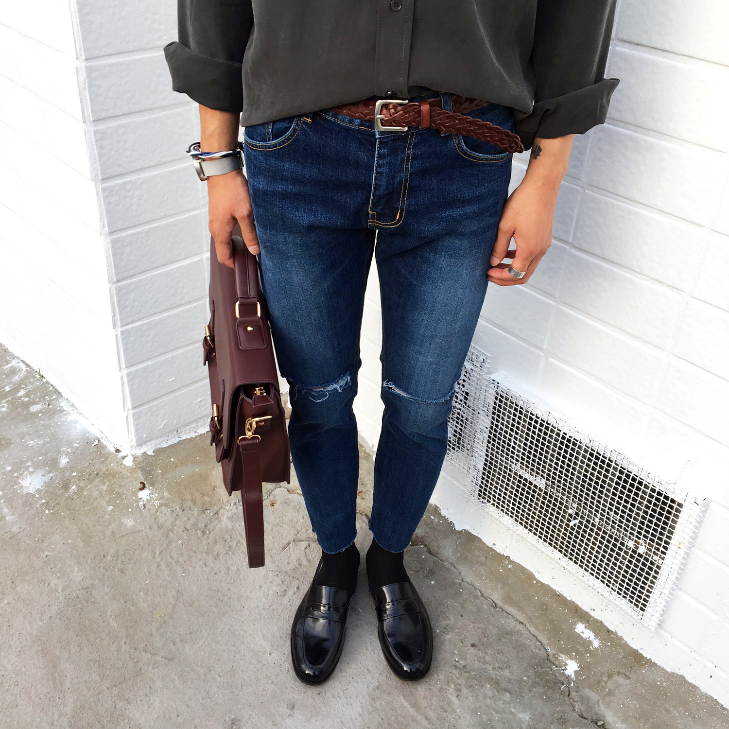 NEW MEN FASHION BELT Unisex Leather Belt 2color