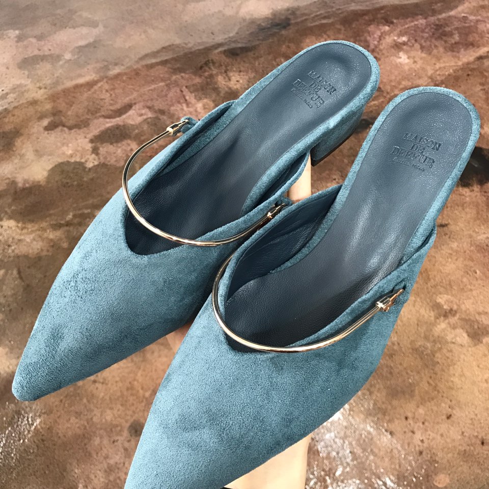 New Suede U Gold Blossom 2color Stylish Color Femi