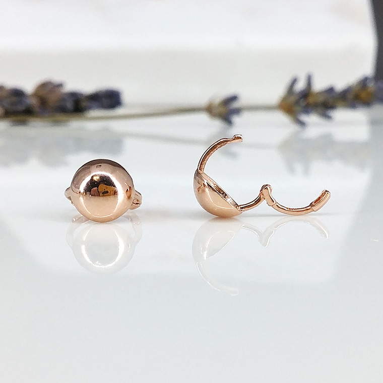 Dongguan anti-circular one-touch earrings 6.5mm 14