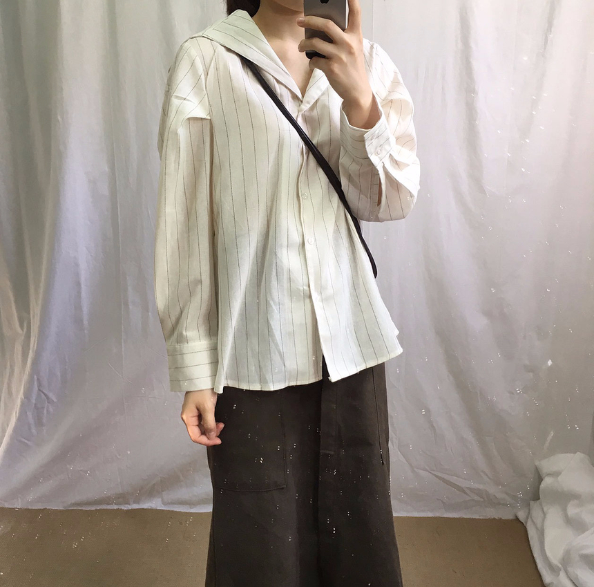 NEW FASHION LADY GIRL Blouse Minia. Sailor Blouse