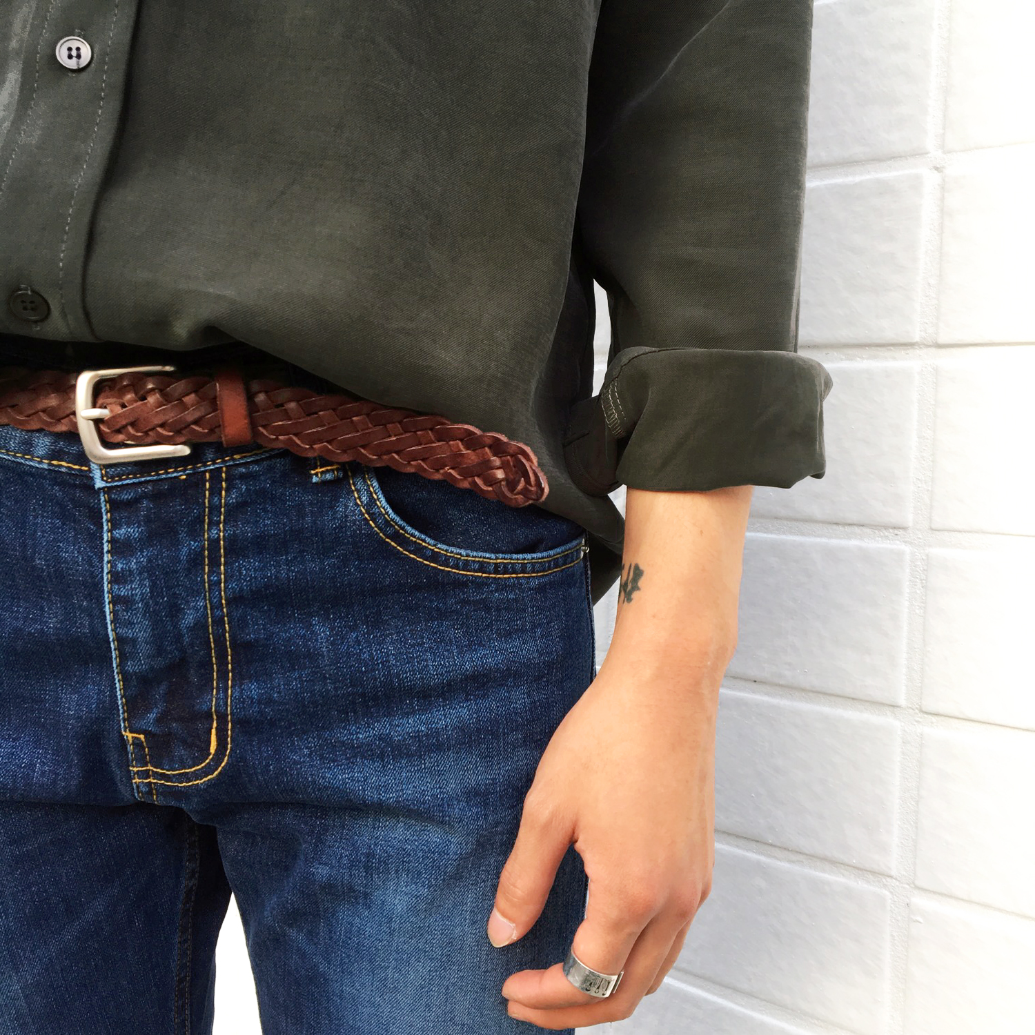 NEW MEN FASHION BELT Unisex Leather Belt 2color