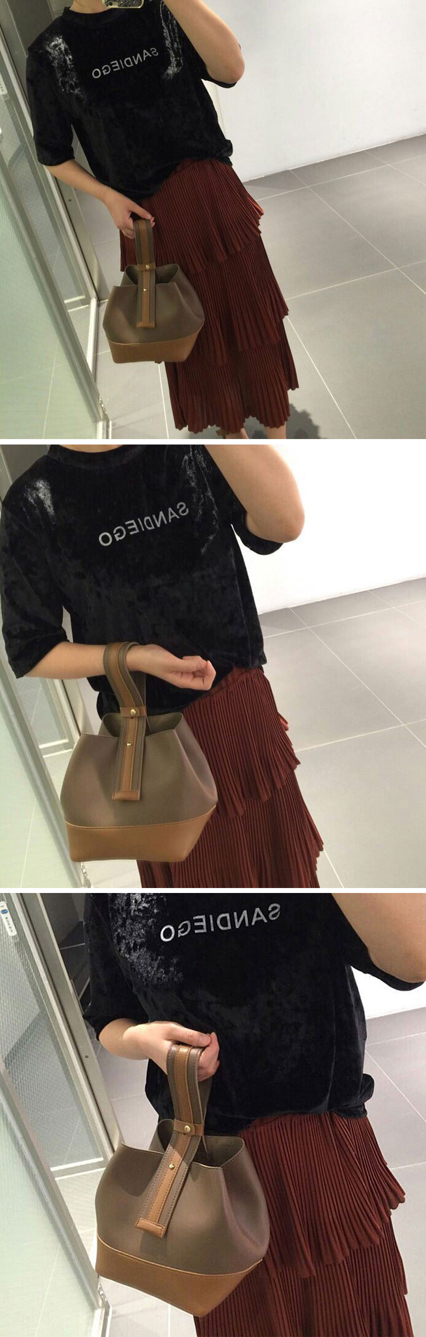 New Women's Bags Bebe bucket bag 4color Ambo ba