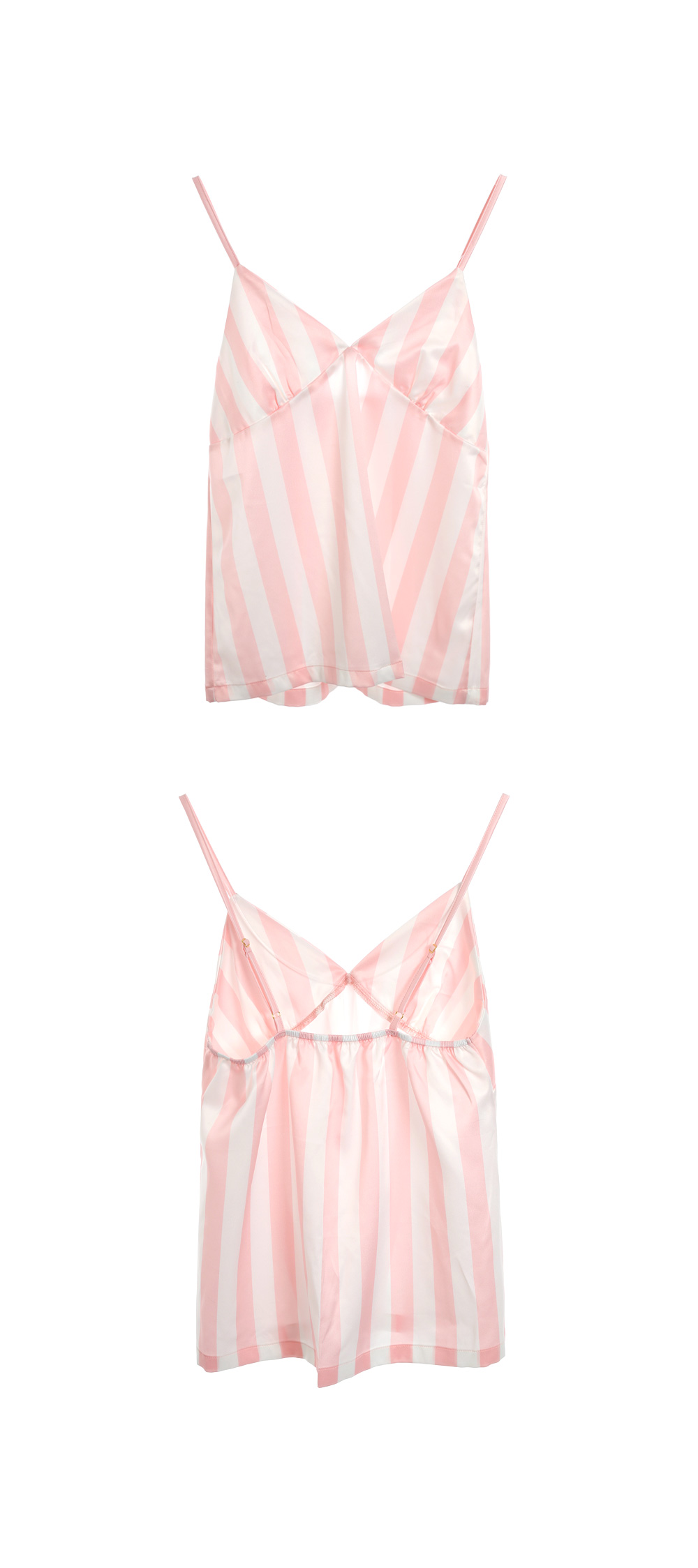 New Karen Stripe Pajamas 4-piece set Women's pa