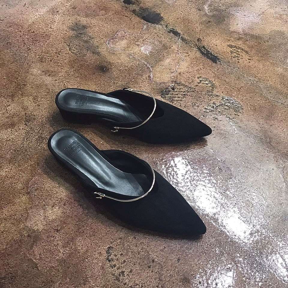 New Suede U Gold Blossom 2color Stylish Color Femi