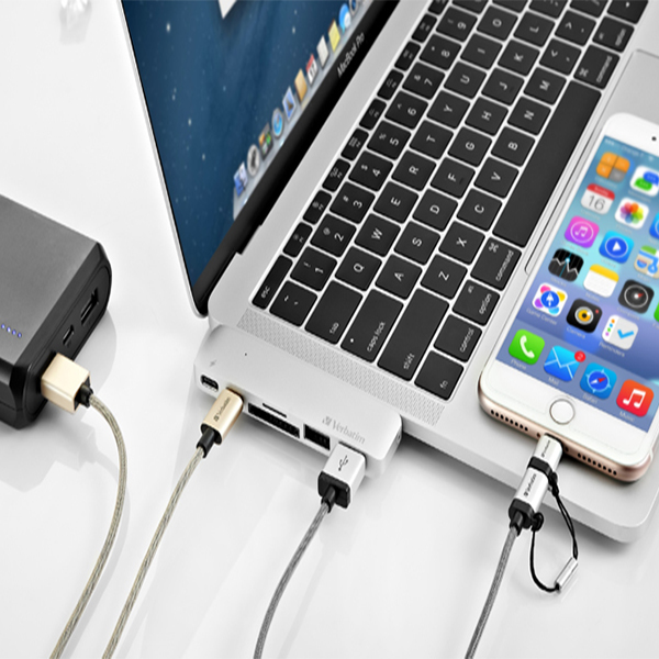 Verbatim Dual C Type Charging Hub for Apple MacBoo