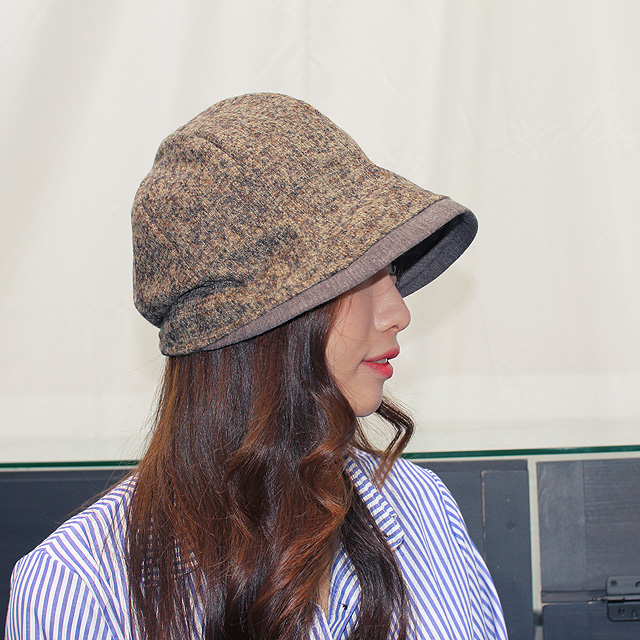New Women's Hat Round Volume Autumn Winter Matu