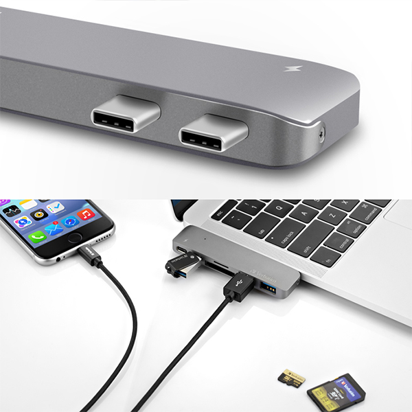 Verbatim Dual C Type Charging Hub for Apple MacBoo