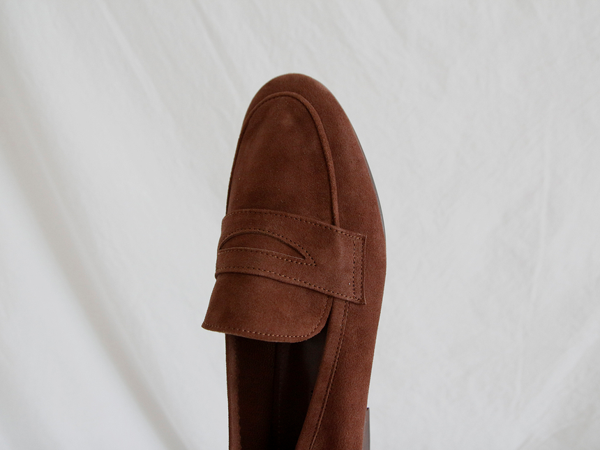 New Mansour Gabriel loafers handmade women suede l