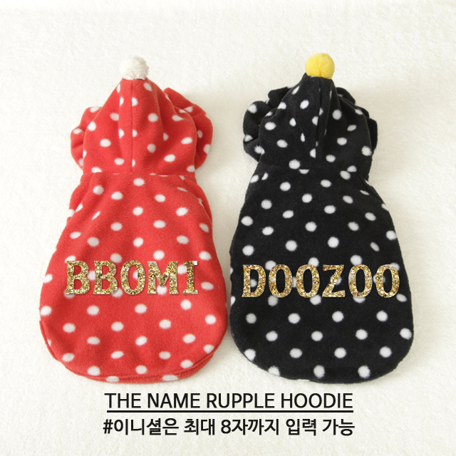 NEW DOG FASHION Puppy Clothes Dot Hoodie Winter Cl