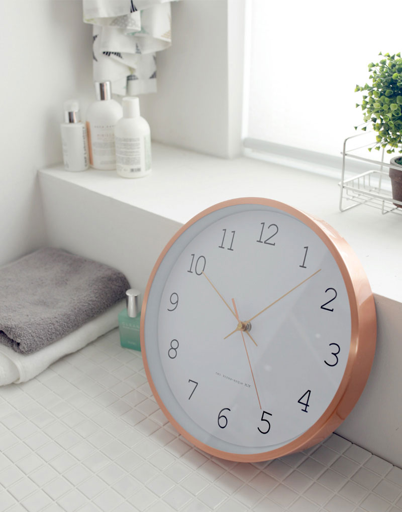 Rose gold metal office living simple simple round 