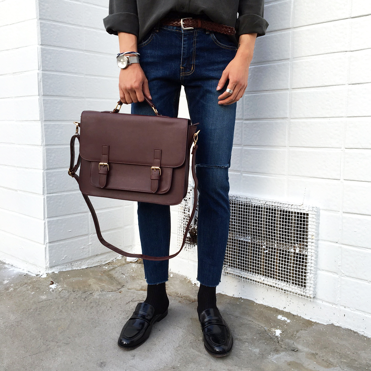 NEW MEN FASHION BELT Unisex Leather Belt 2color