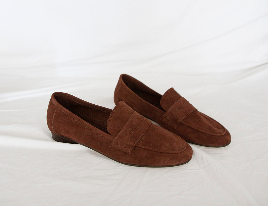 New Mansour Gabriel loafers handmade women suede l