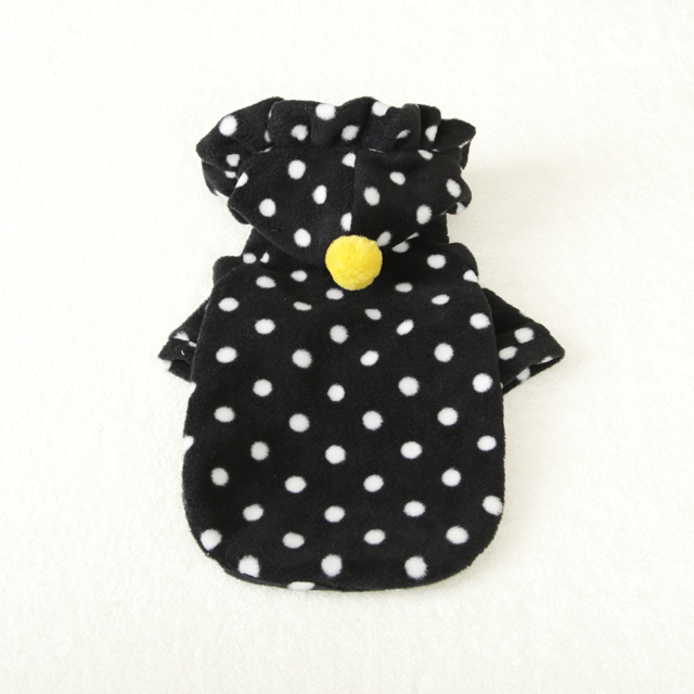 NEW DOG FASHION Puppy Clothes Dot Hoodie Winter Cl