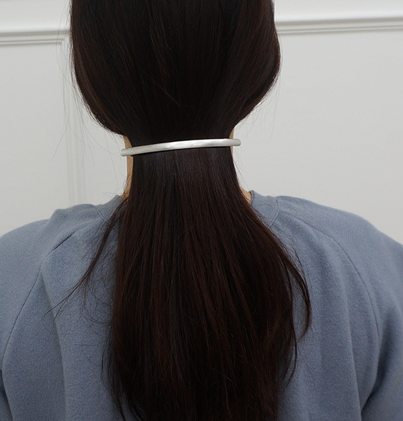 NEW HAIR CLIP HOOP Matte Metal Slim Fins Hairpins 