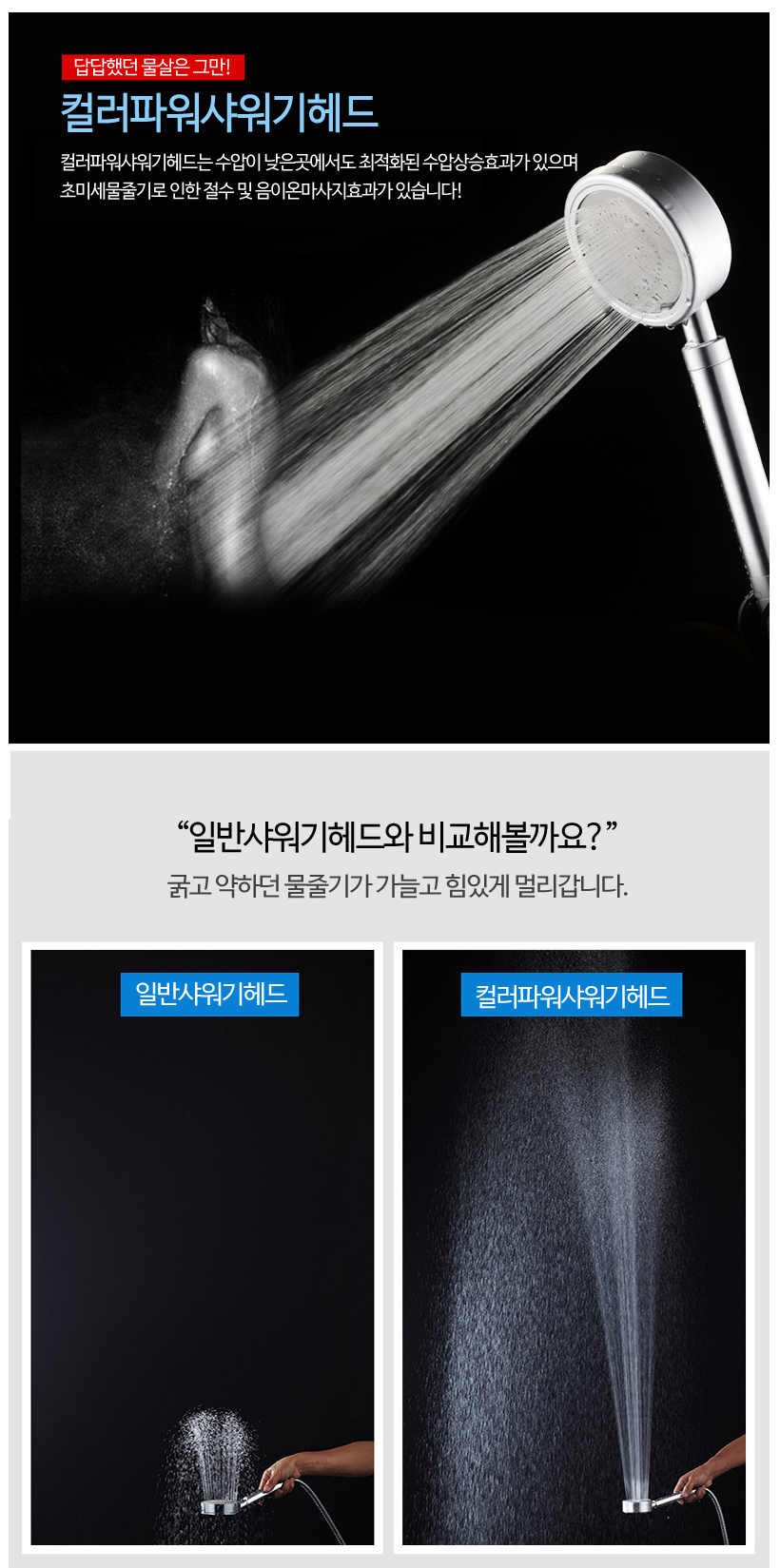 NEW POWERFUL SHOWERHEAD High pressure shower head