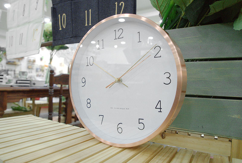 Rose gold metal office living simple simple round 