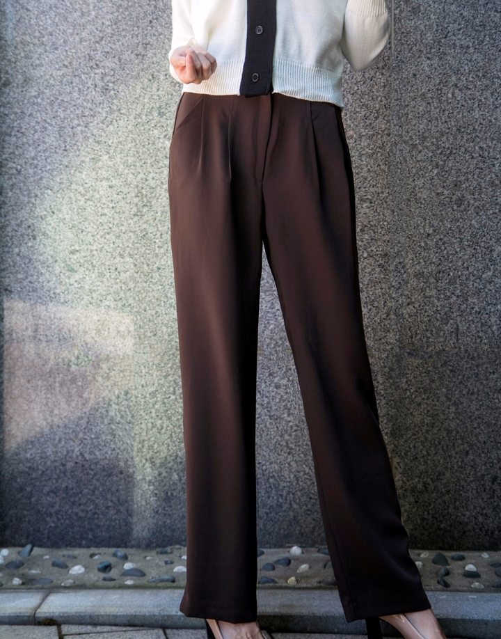 New Women's Pants High Waist Wide Bending Slack