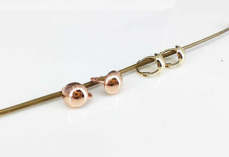 Dongguan anti-circular one-touch earrings 6.5mm 14