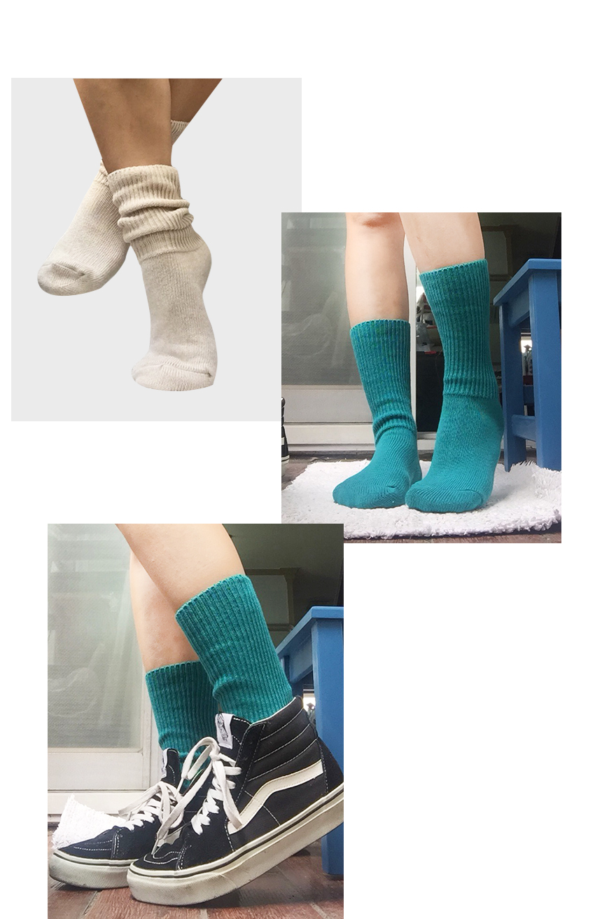 New Winter Long Knit Socks Goliath Women's Fash