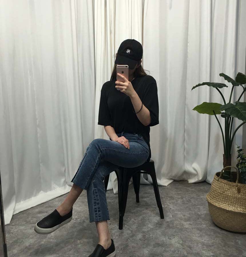 Women Jeans Pants Evisu Cutting Washing Blue Boots