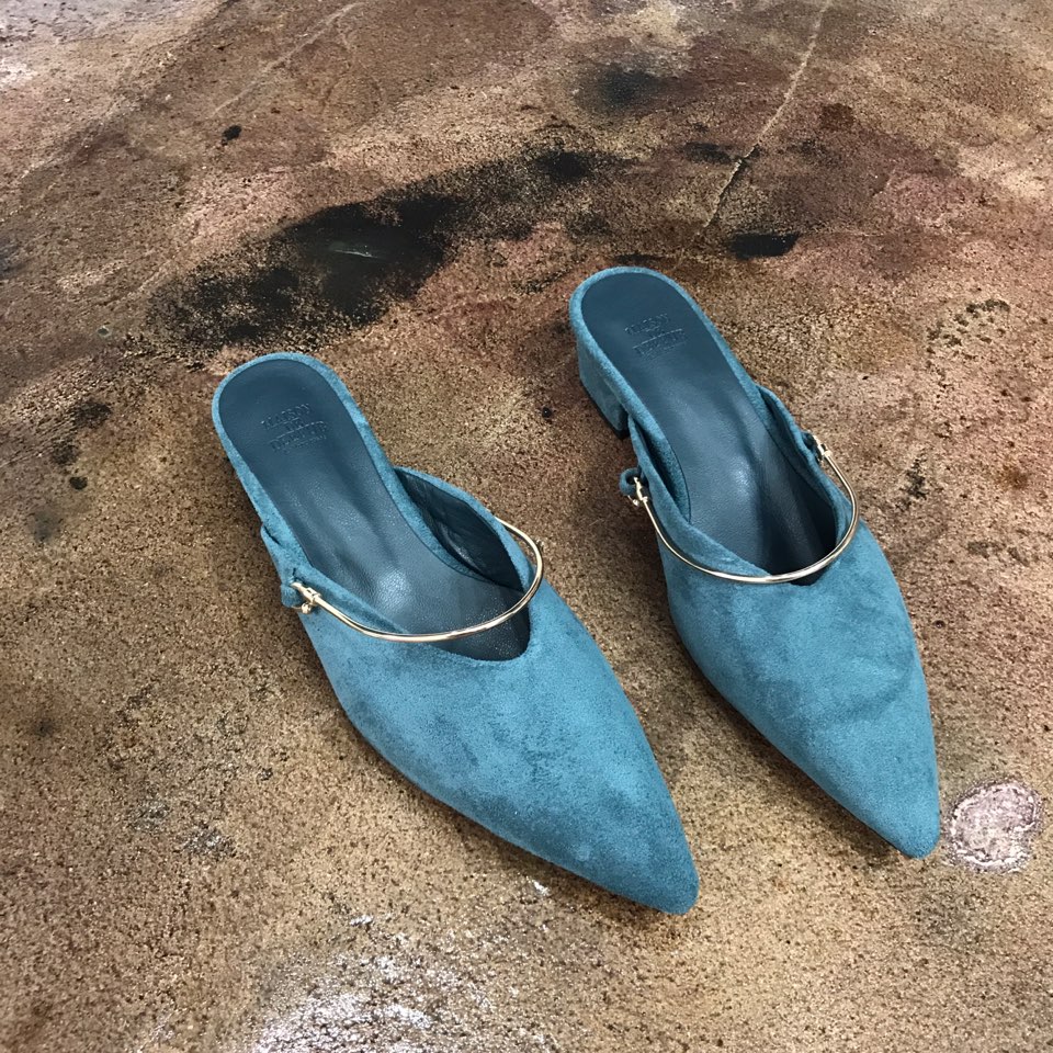 New Suede U Gold Blossom 2color Stylish Color Femi