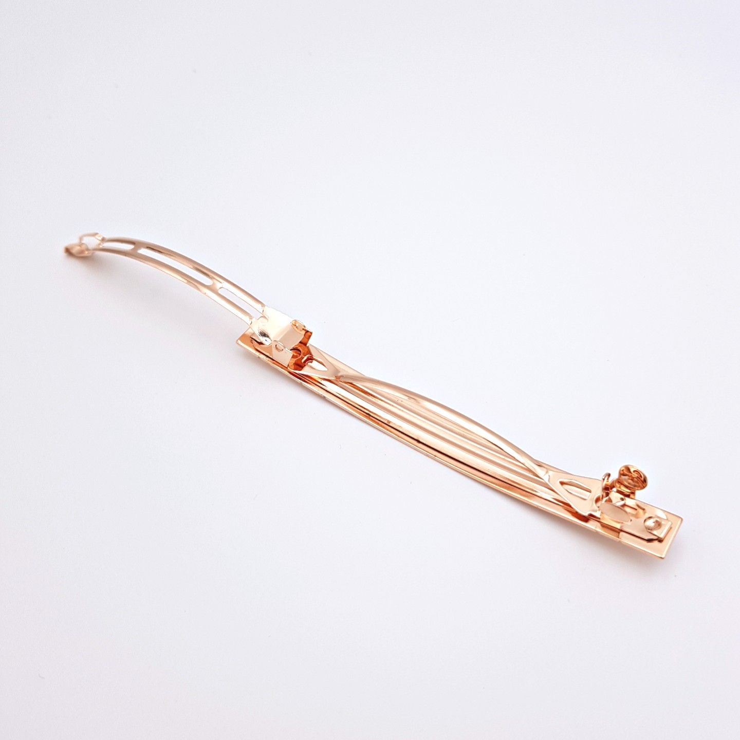 Hair Accessories Square Slim Matte Hairpin Gold Da