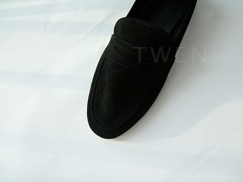 New Mansour Gabriel loafers handmade women suede l