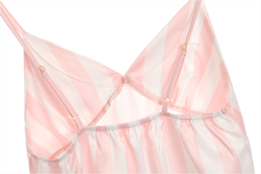 New Karen Stripe Pajamas 4-piece set Women's pa