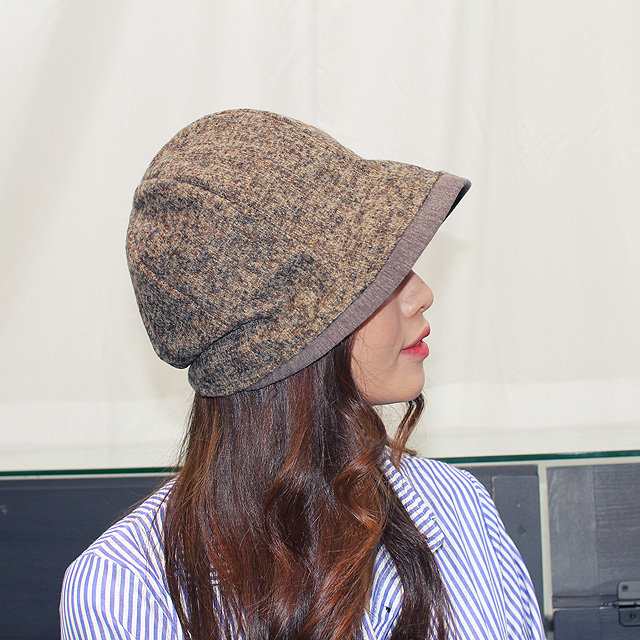 New Women's Hat Round Volume Autumn Winter Matu