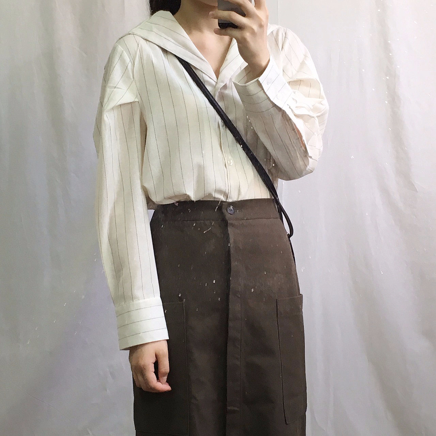 NEW FASHION LADY GIRL Blouse Minia. Sailor Blouse