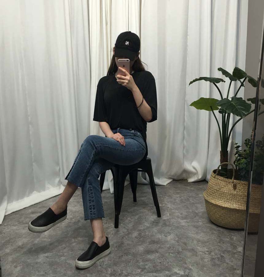 Women Jeans Pants Evisu Cutting Washing Blue Boots