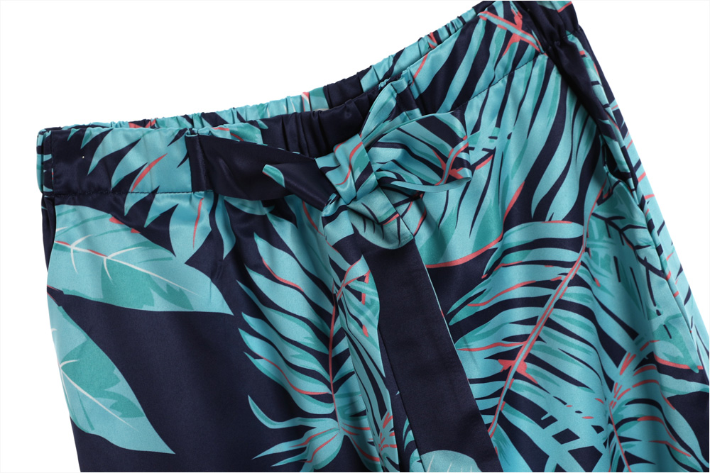 New Kaia Tropical Pajama Slip Set Women Women Paja