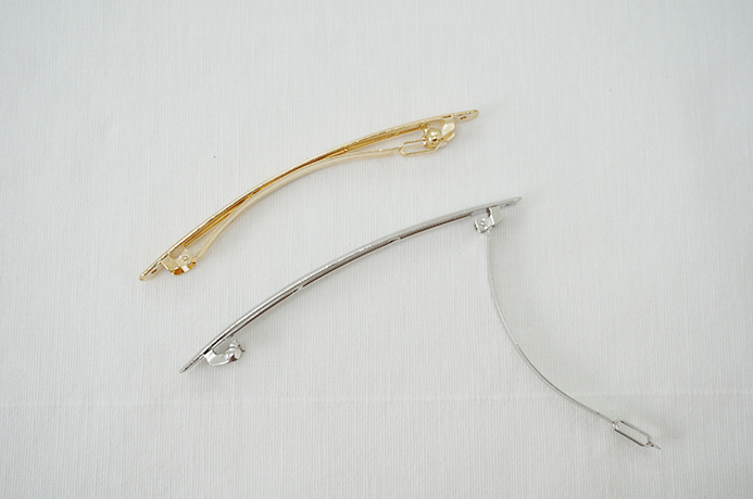 NEW HAIR CLIP HOOP Matte Metal Slim Fins Hairpins 