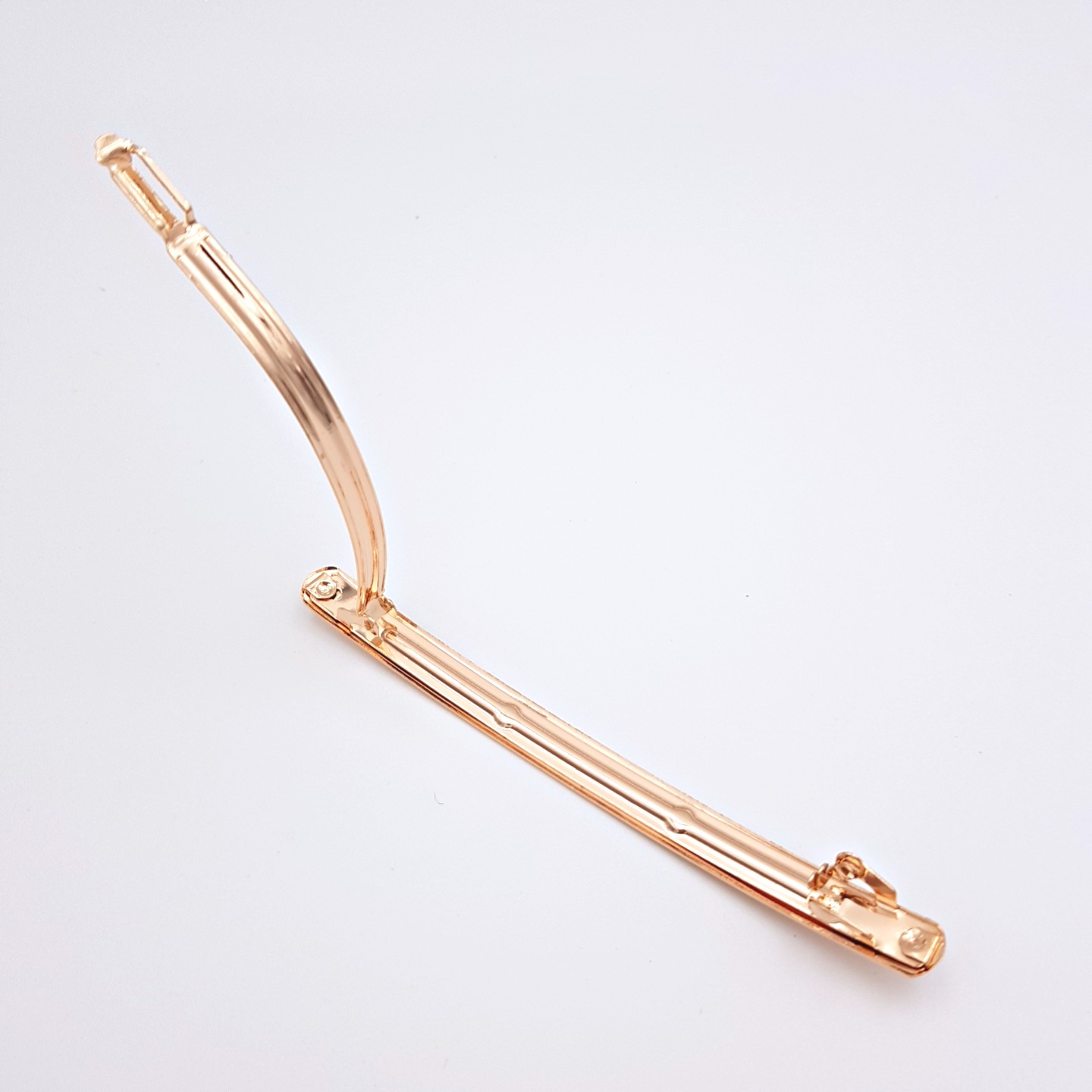 Hair Accessories Square Slim Matte Hairpin Gold Da