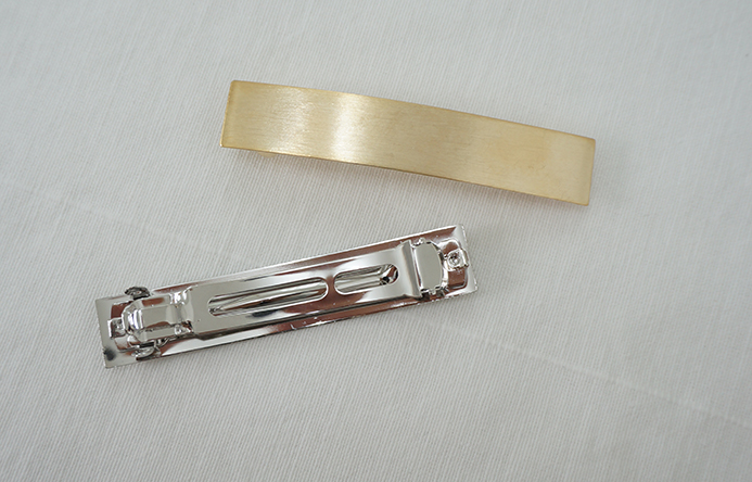 New matte metal square pins Hairpin half-pack Date