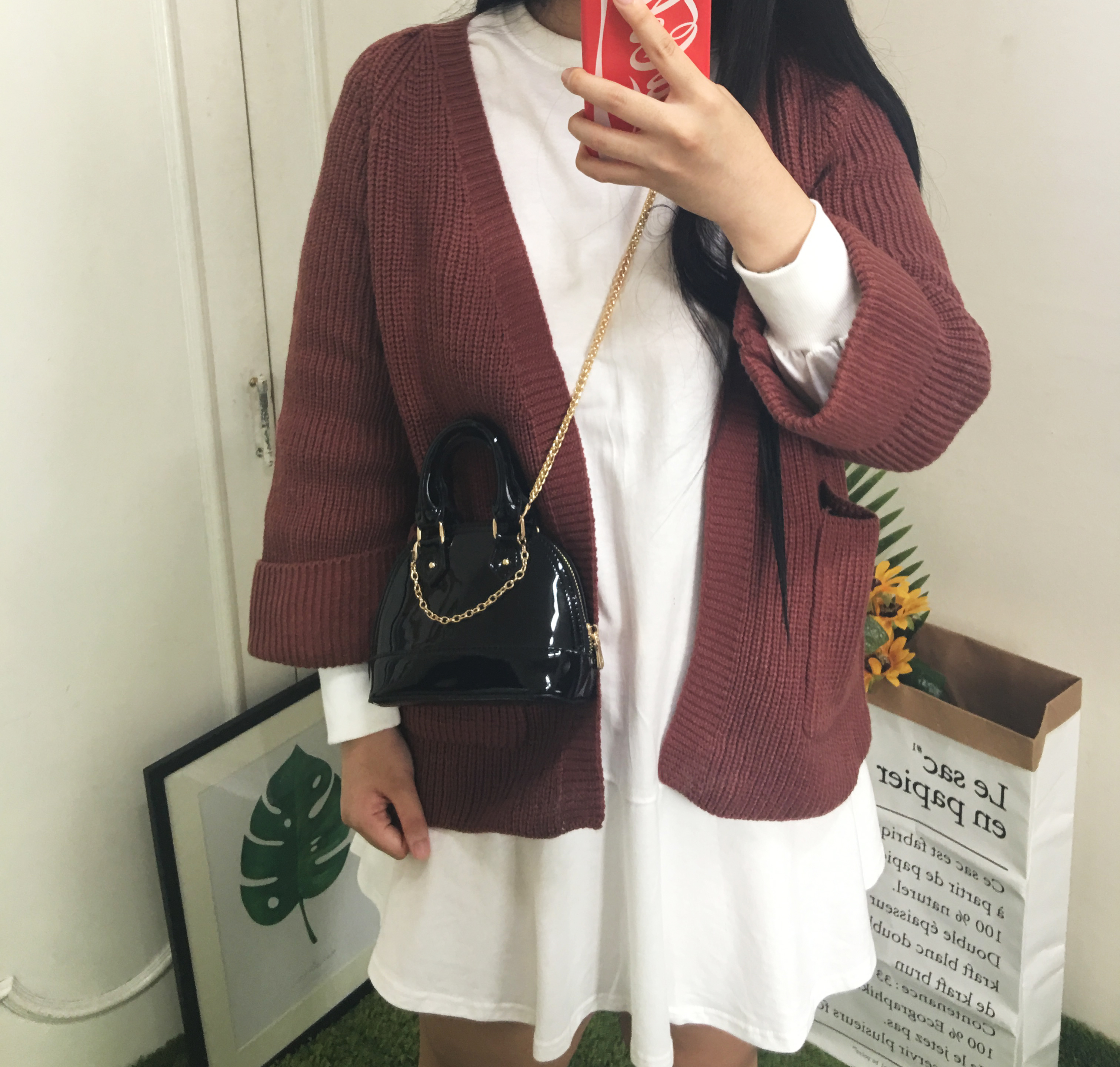 New Enamel Mini Chain Cross Bag Vandal Bag Passeng