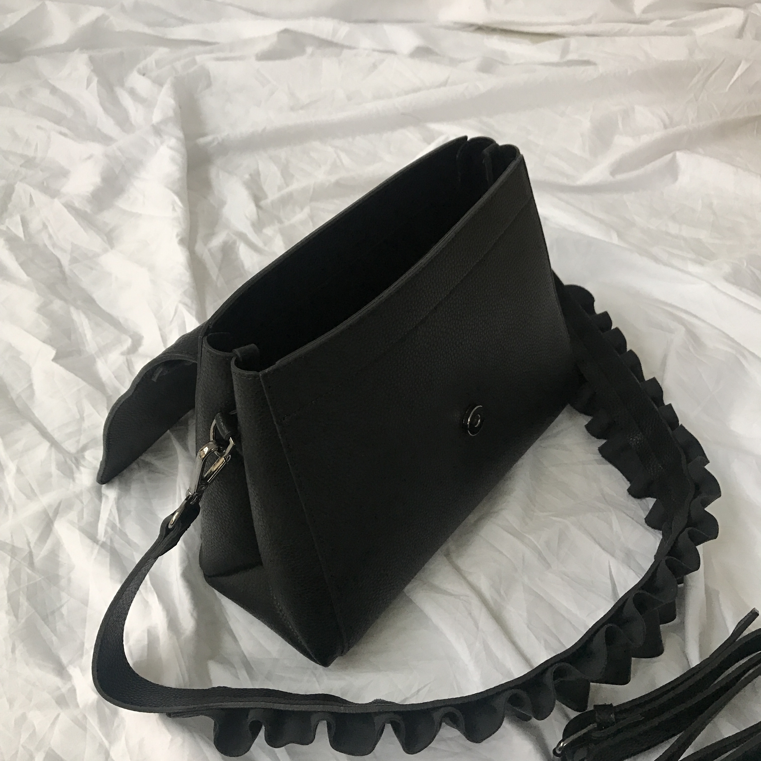 New Lucky Shoe Square Tote Shoulder Bag Women's
