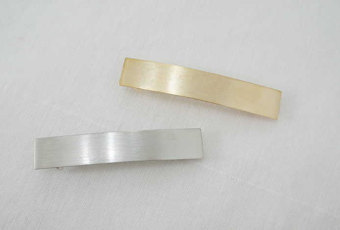 New matte metal square pins Hairpin half-pack Date