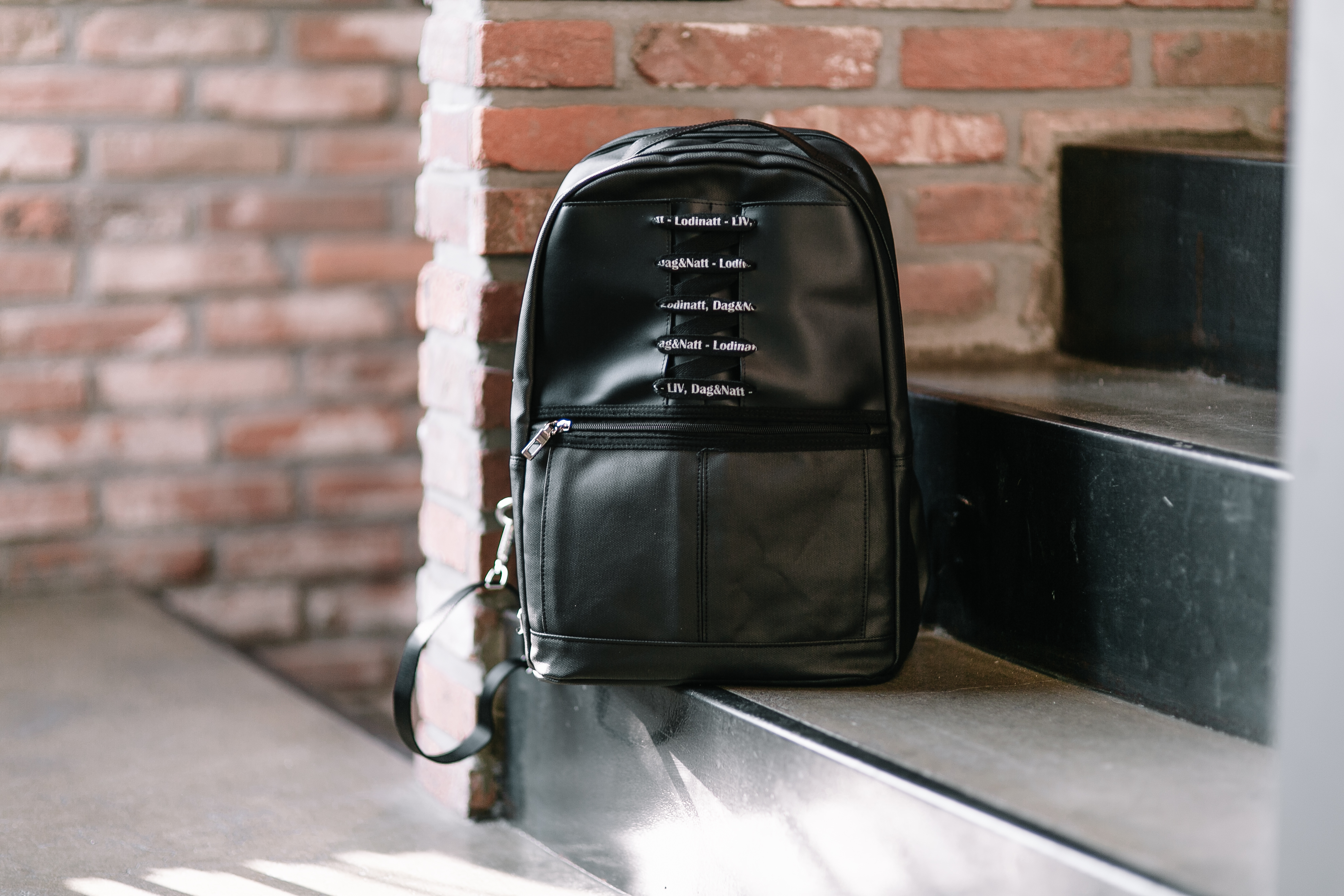 NEW BACKPACK Rhinestone lace backpack R1 black, no