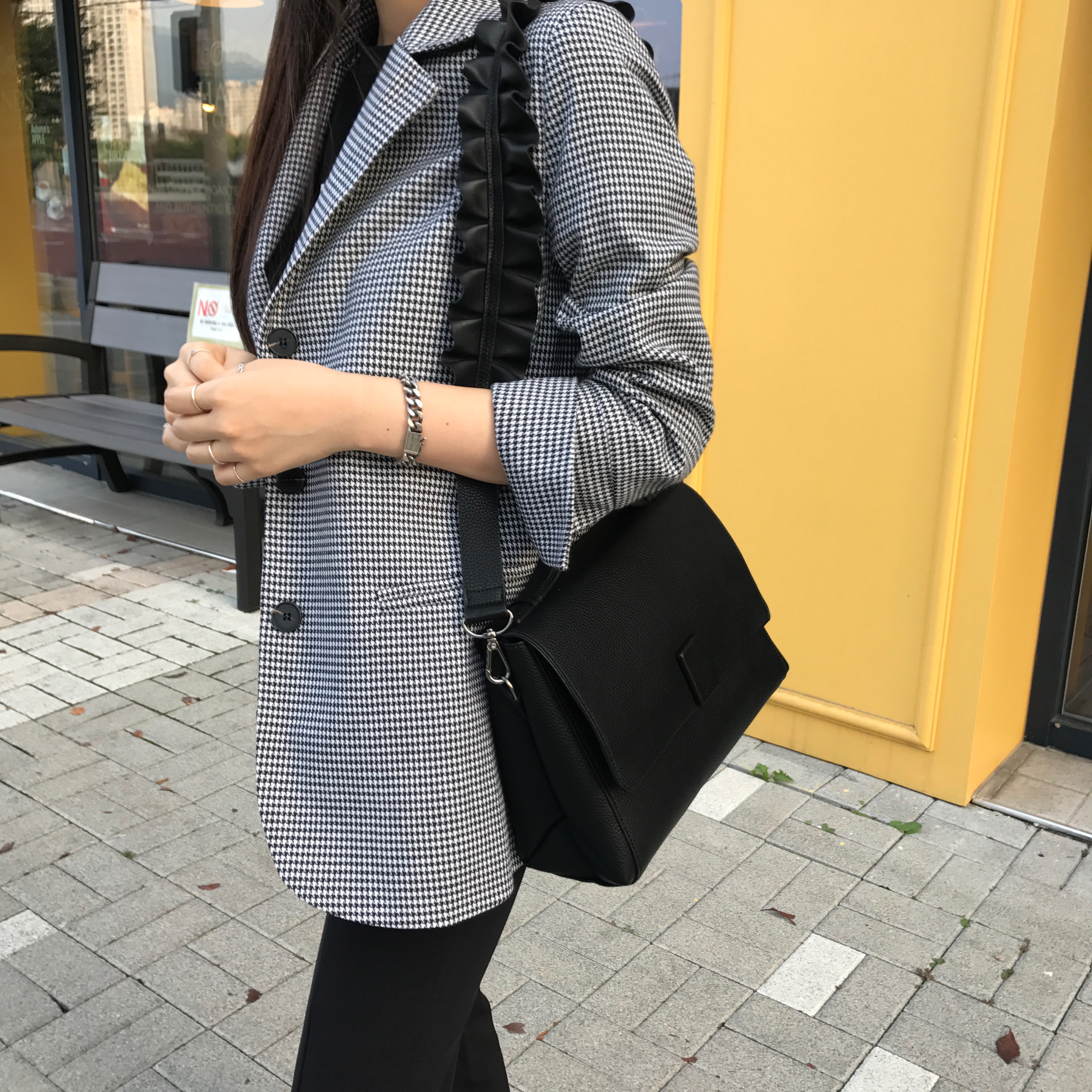 New Lucky Shoe Square Tote Shoulder Bag Women's