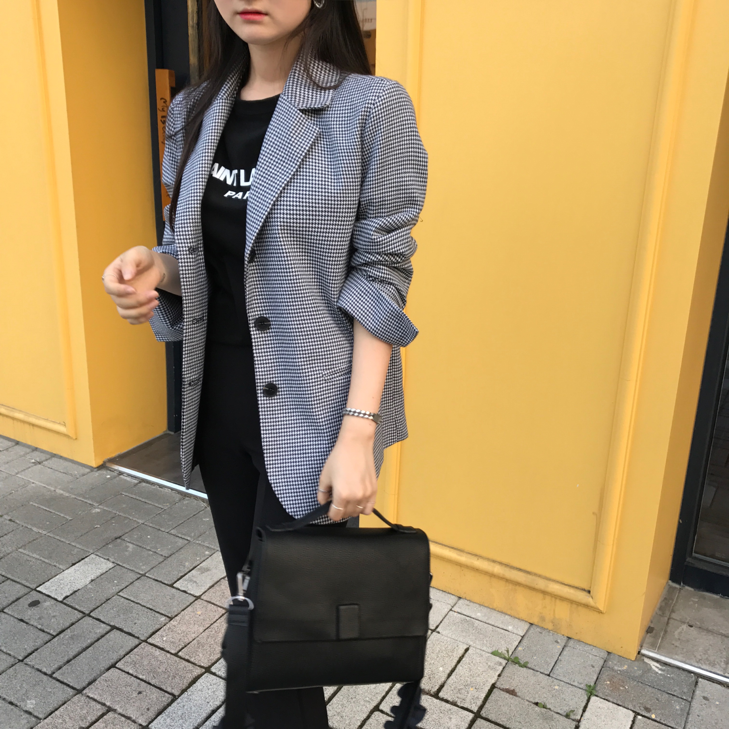 New Lucky Shoe Square Tote Shoulder Bag Women's