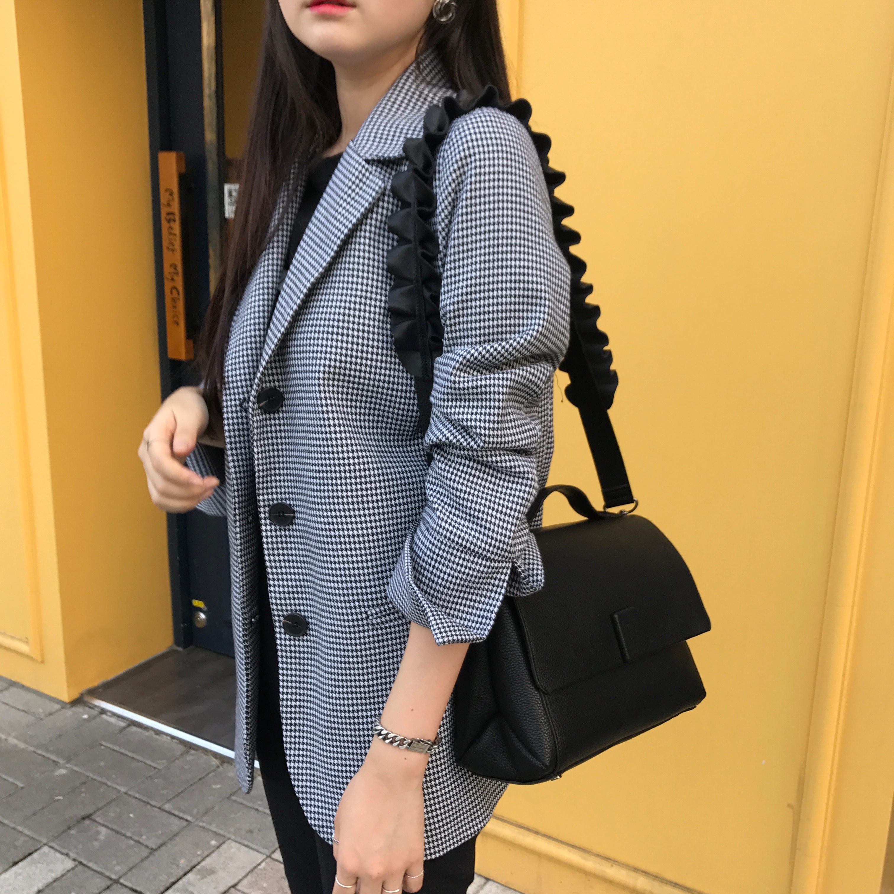 New Lucky Shoe Square Tote Shoulder Bag Women's