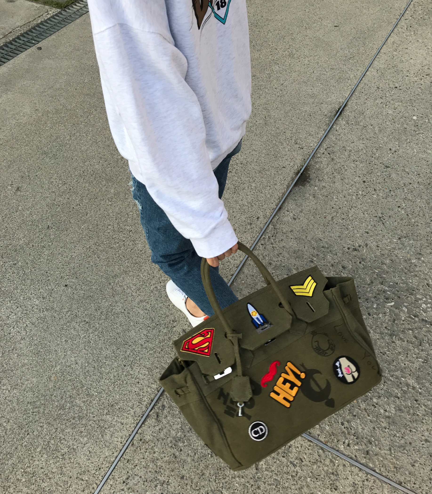 New Women's Bags Patch Birkin Buckle French fas